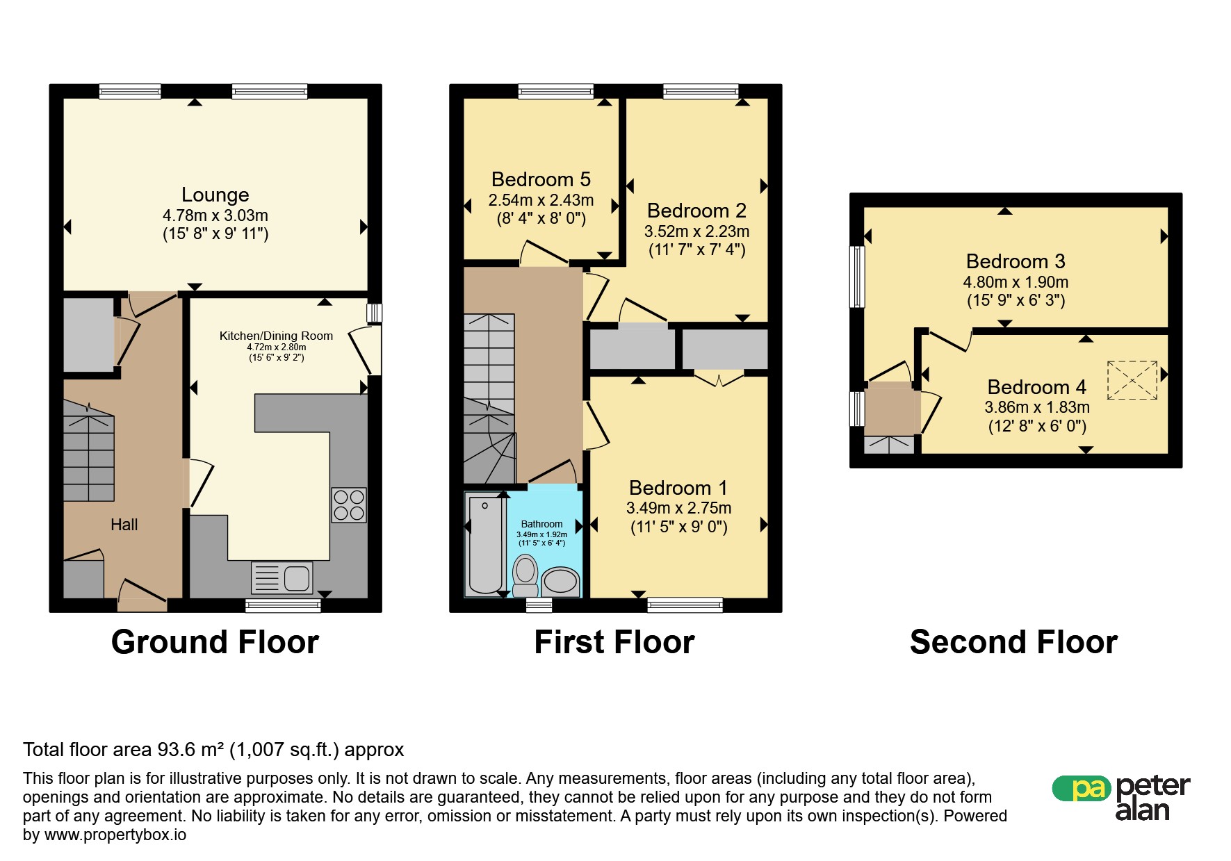 2, Evenwood Close, Cardiff floorplan