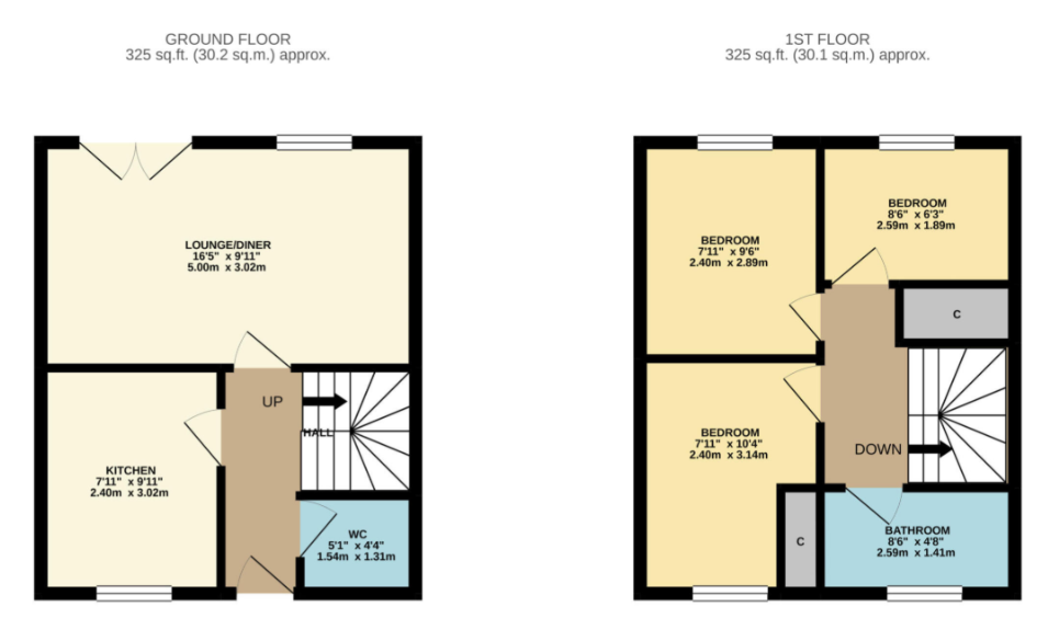 Blades Court, Glasgow floorplan