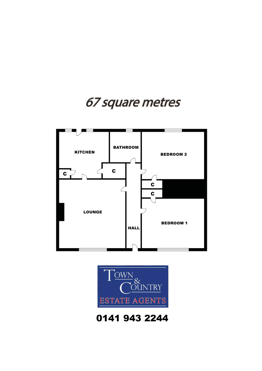 2 Bedrooms Flat for sale in Blairdardie Road, Knightswood, Glasgow G13