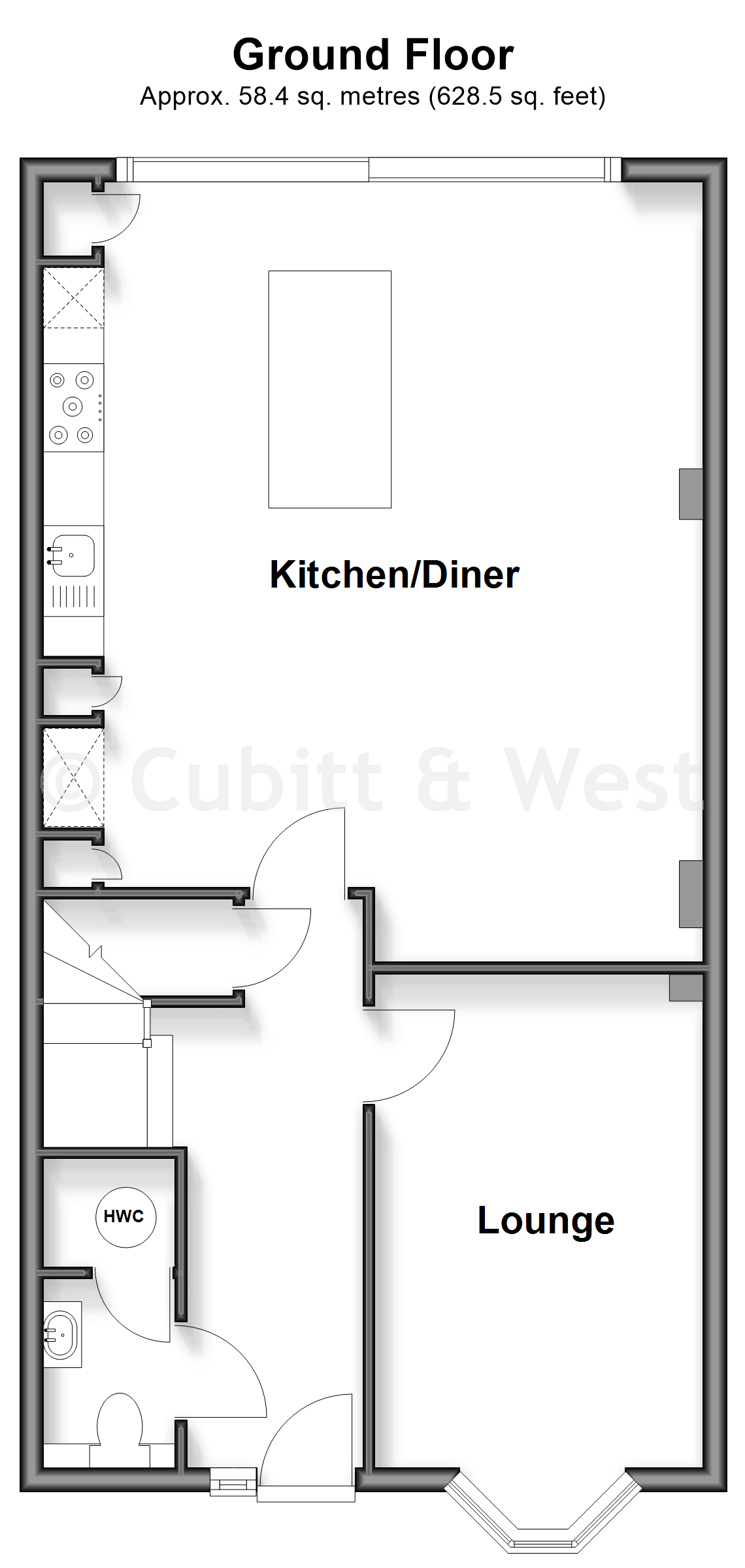 96, Overhill Drive, Brighton floorplan