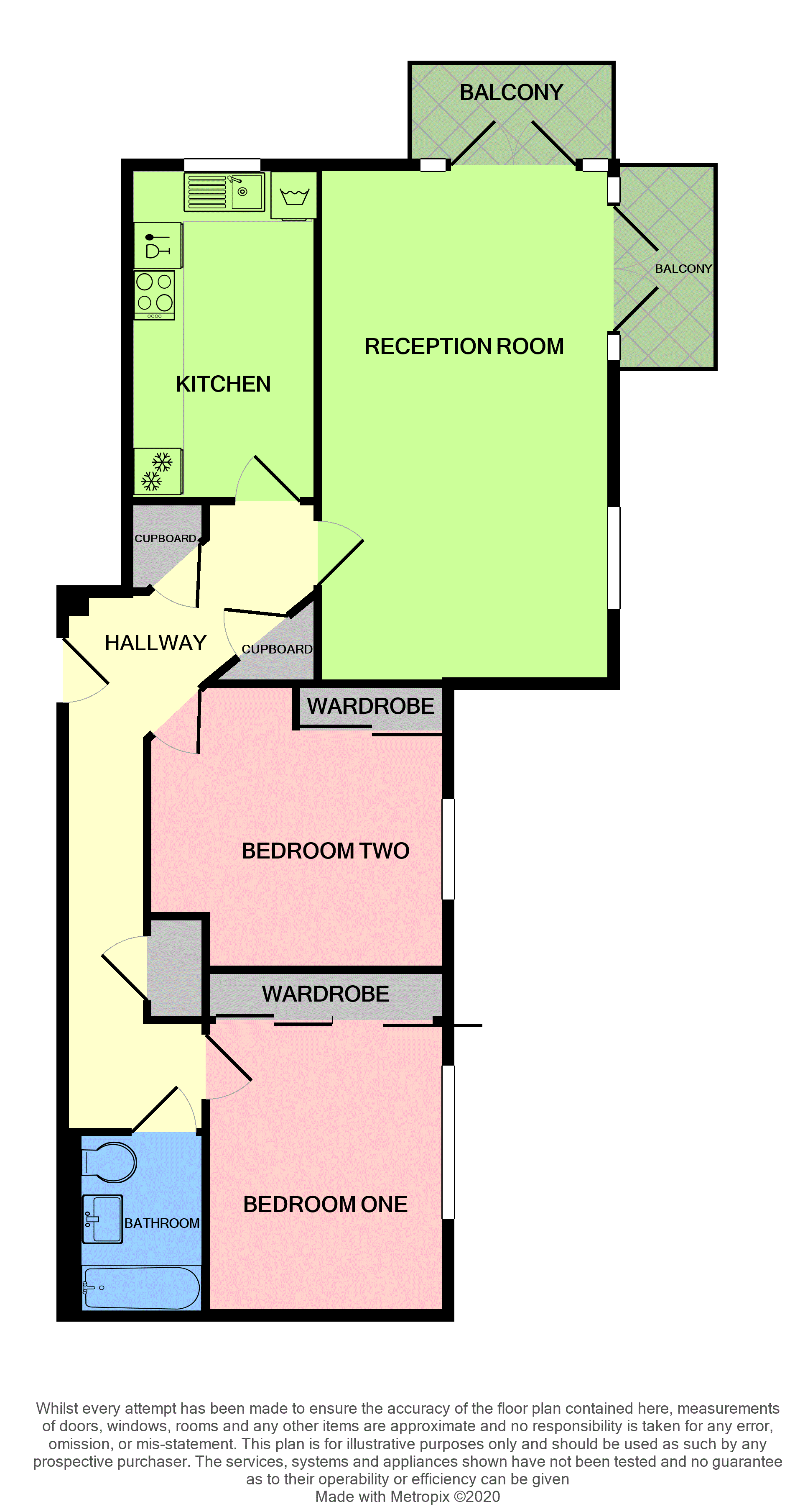 Flat 9, Buttercup Court, 21, Linden Way, London floorplan