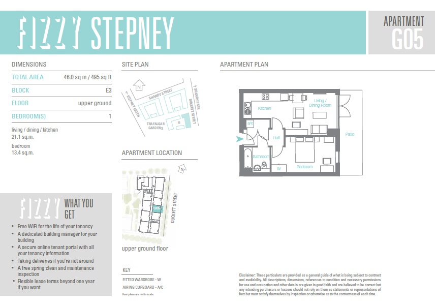 1 Bedrooms Flat to rent in Killick Way, Stepney Green E1