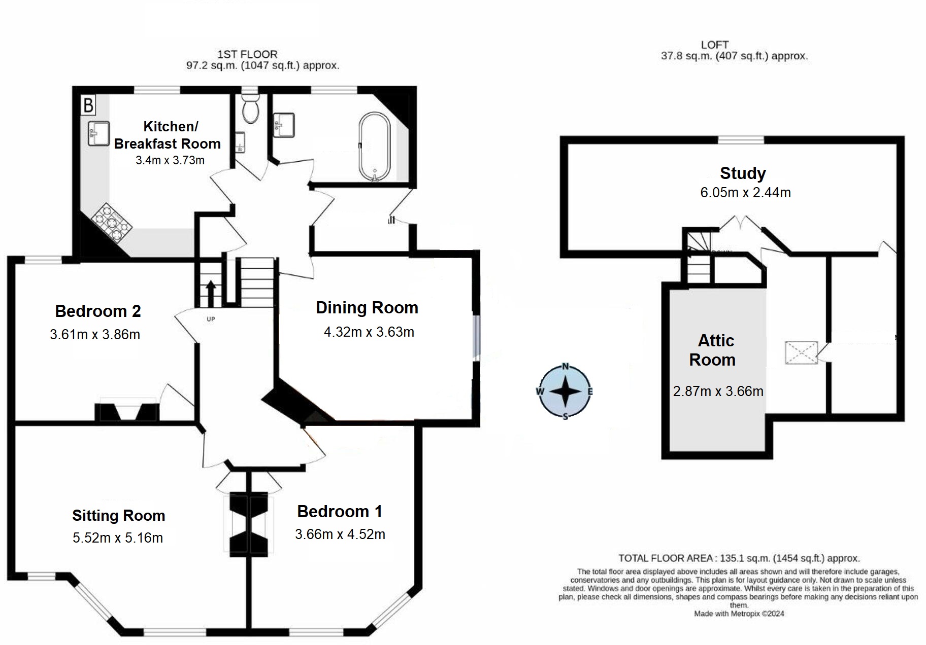North End Lodge, 44, Godwyn Road, Deal floorplan
