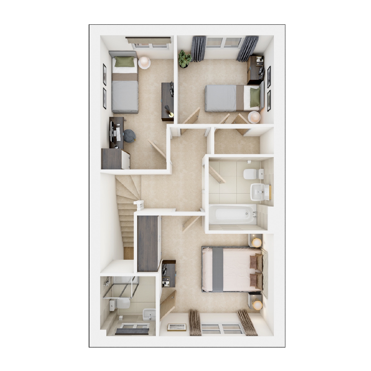 Plot 268, Buckton Fields, Northampton floorplan