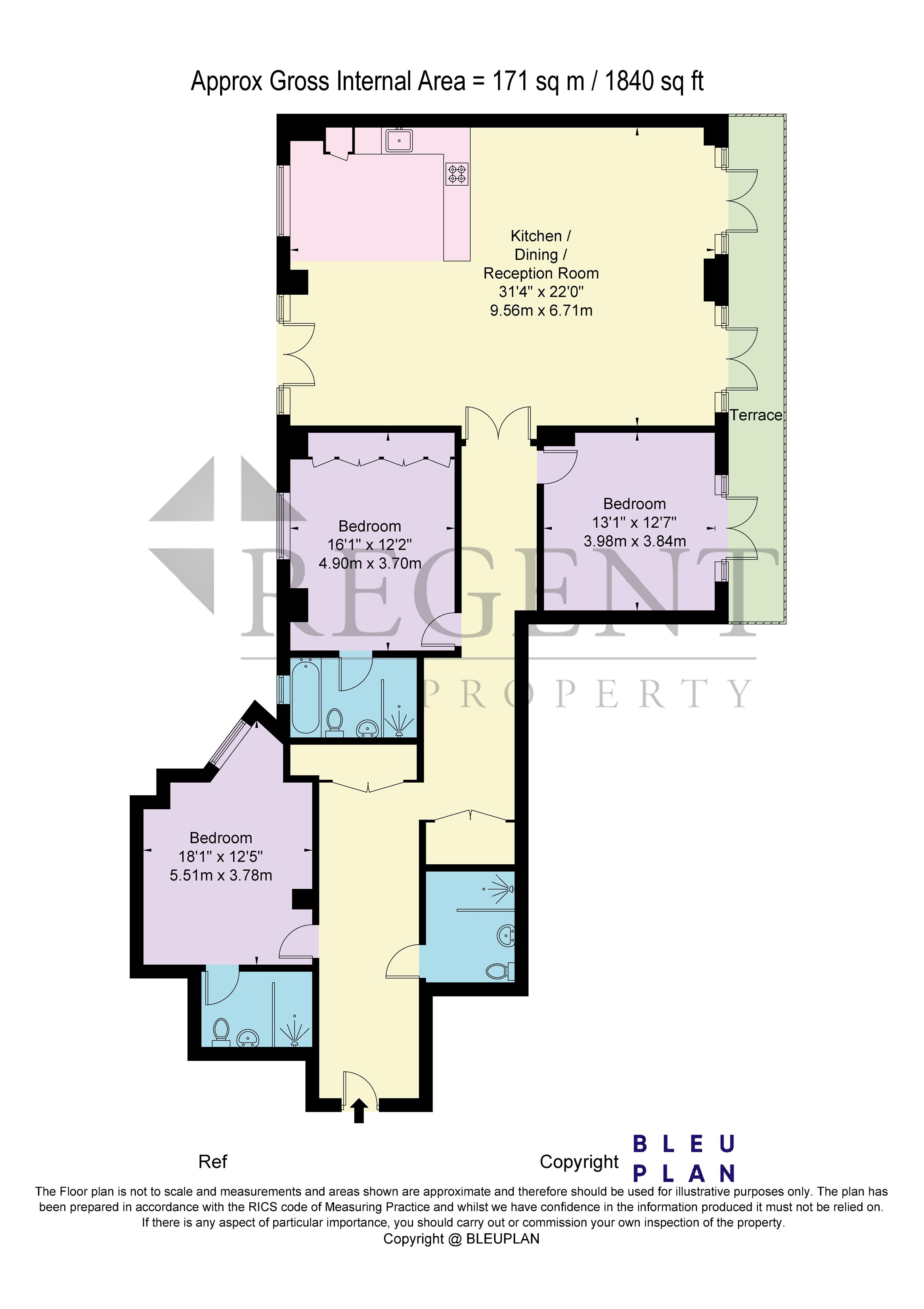 6, Millbank Residence, Millbank, London floorplan