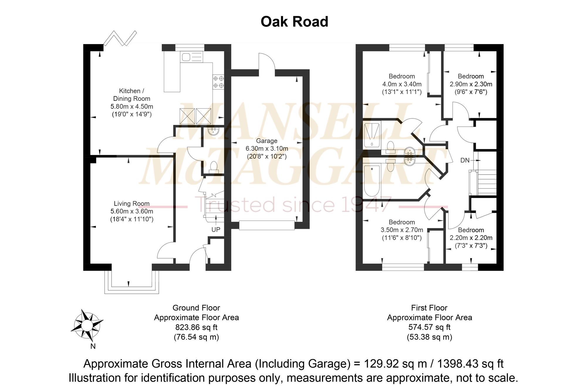 7 Oak Road, Billingshurst floorplan