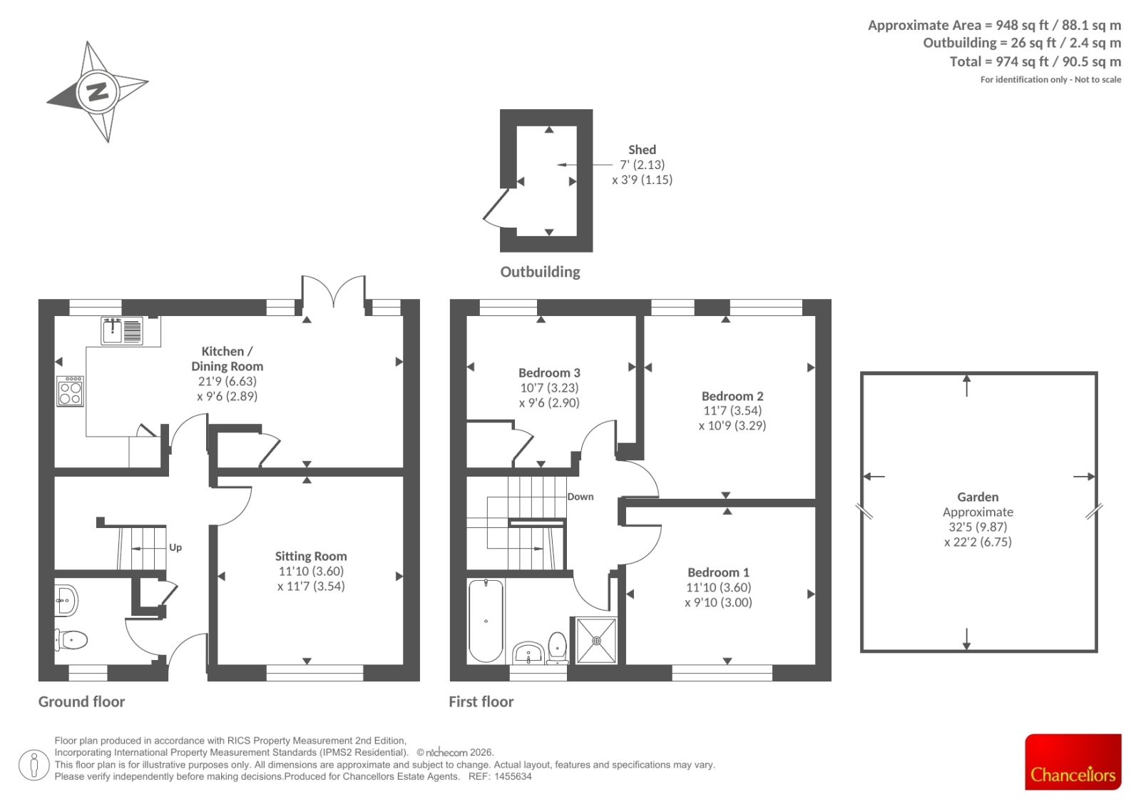 44, Forgeway, Banbury floorplan