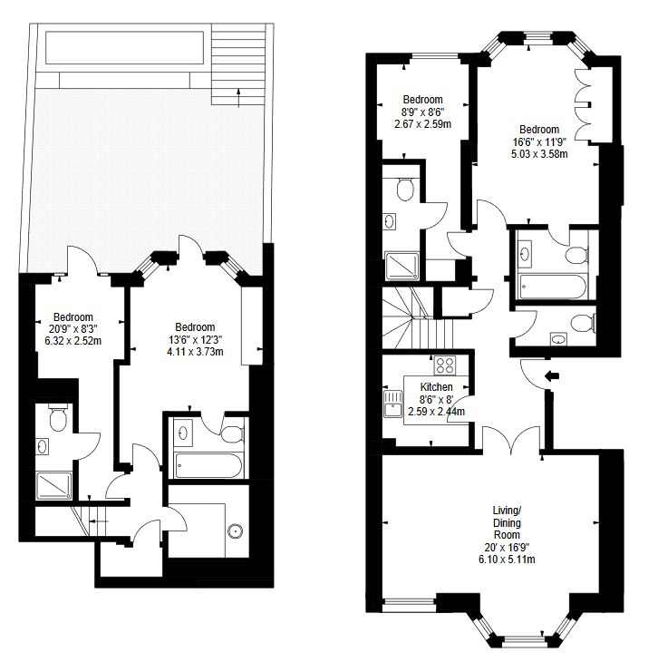 4 Bedrooms Flat to rent in Lexham Gardens, Kensington, London W8