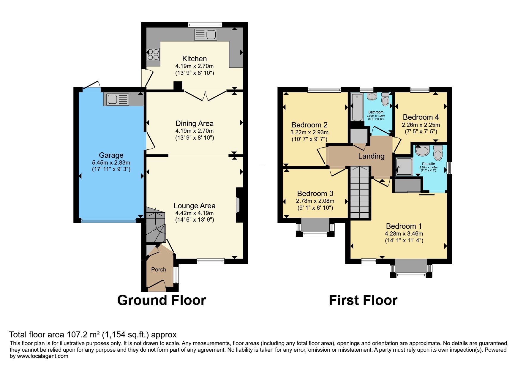 7, Bishop Gardens, Sheffield floorplan