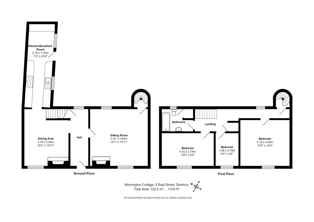 East Street, Denbury, Newton Abbot TQ12, 3 bedroom cottage for sale