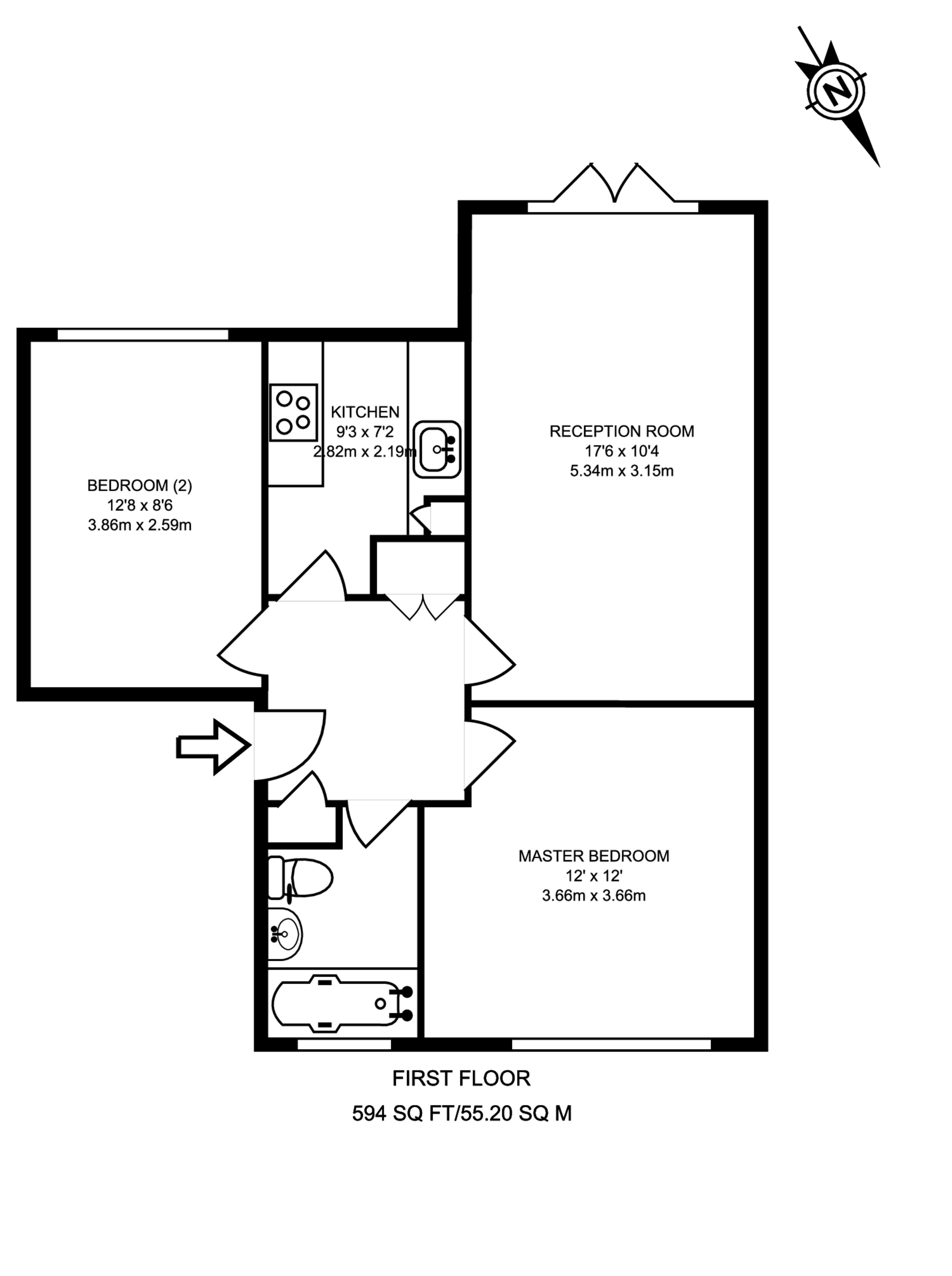 Bucklands Road, Teddington floorplan
