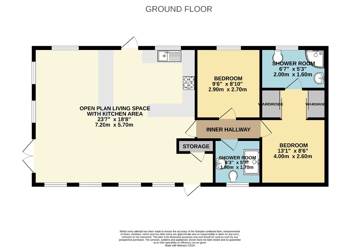 14, Oaklands Residential Park, Okehampton floorplan