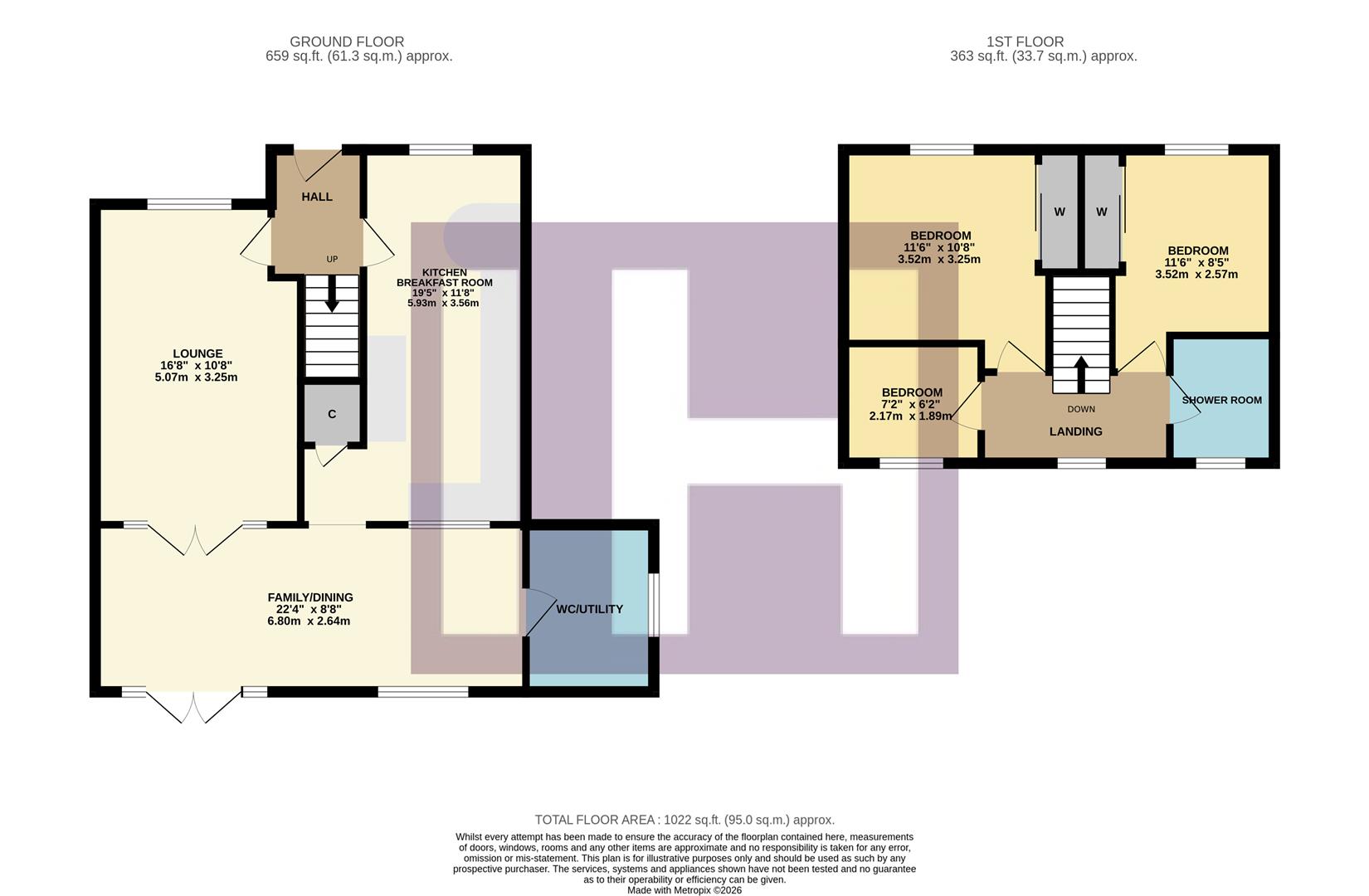 55, Harebell Close, Stockton-On-Tees floorplan