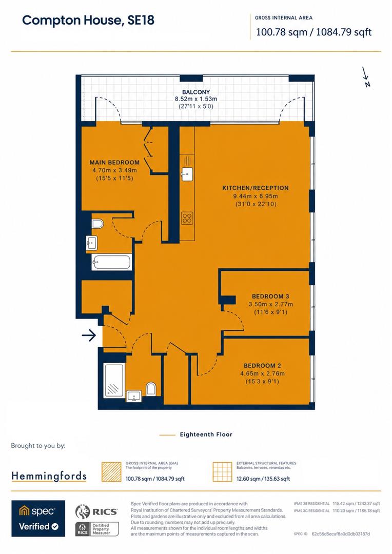 7 Victory Parade, London floorplan