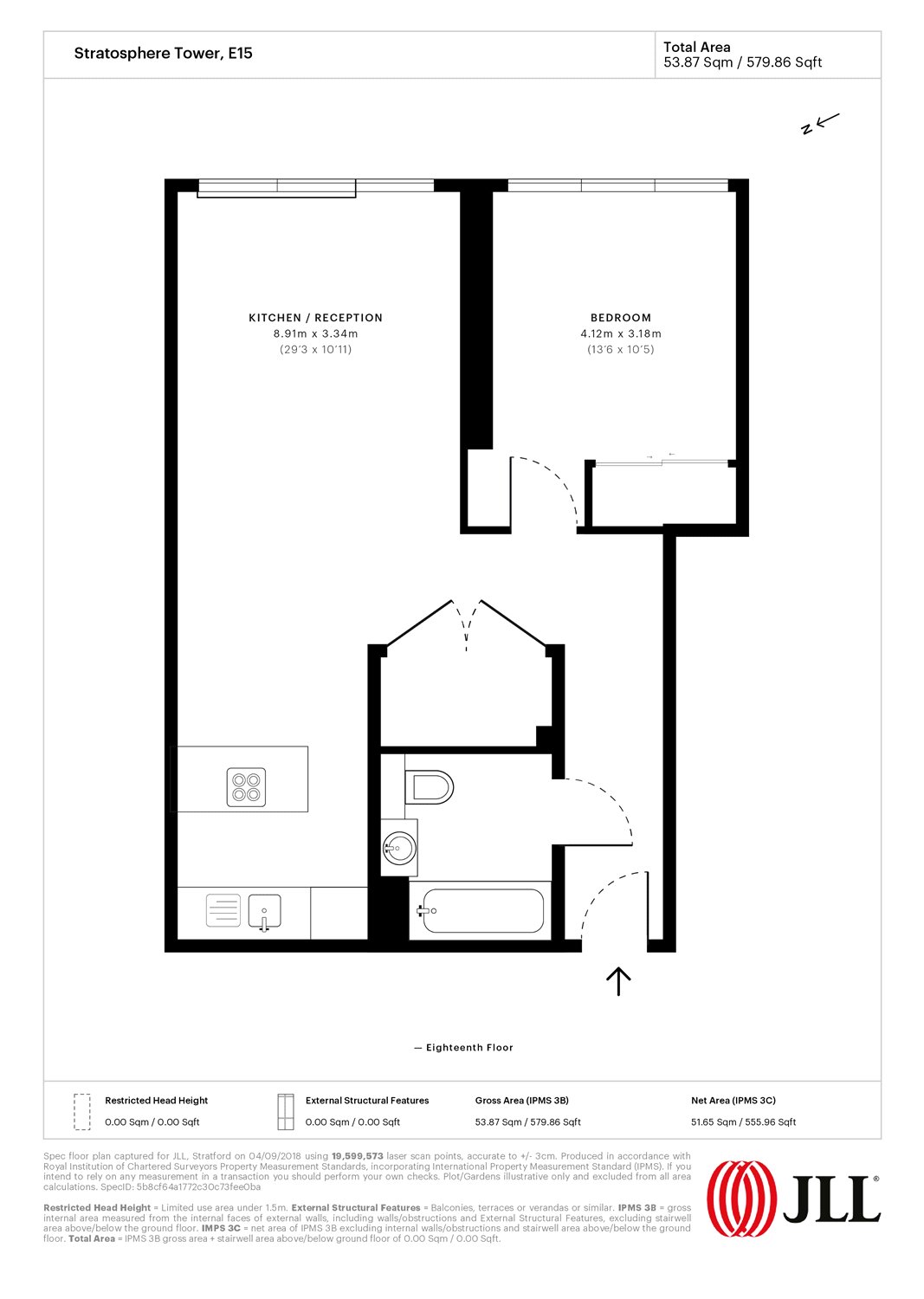 1 Bedrooms Flat to rent in Stratosphere Tower, Great Eastern Road, London E15