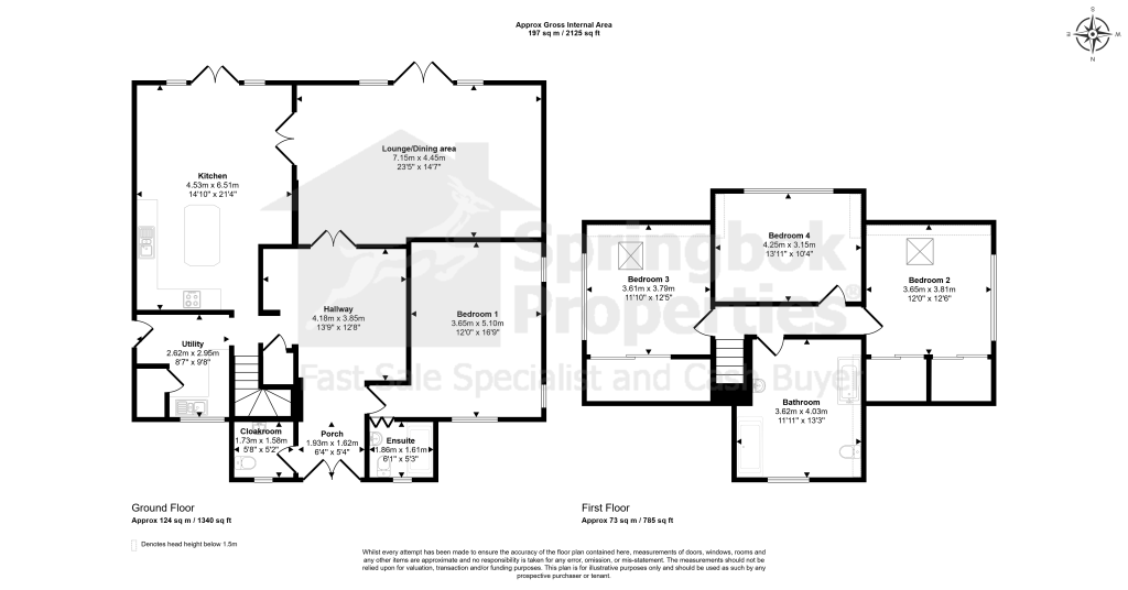 66, Queen's Park Avenue, Bournemouth floorplan