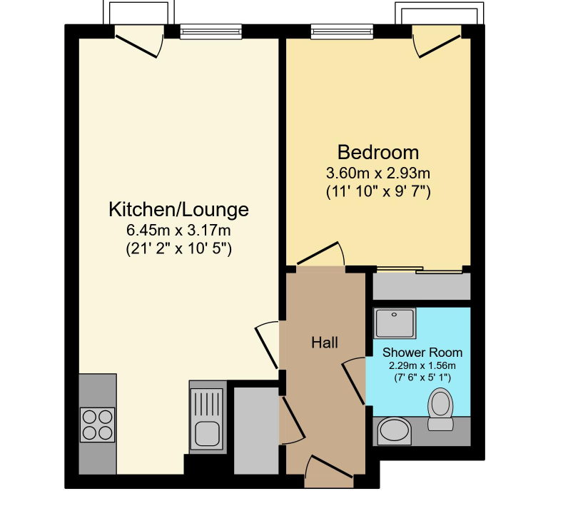 Flat 15, 10, Wynne Road, London floorplan