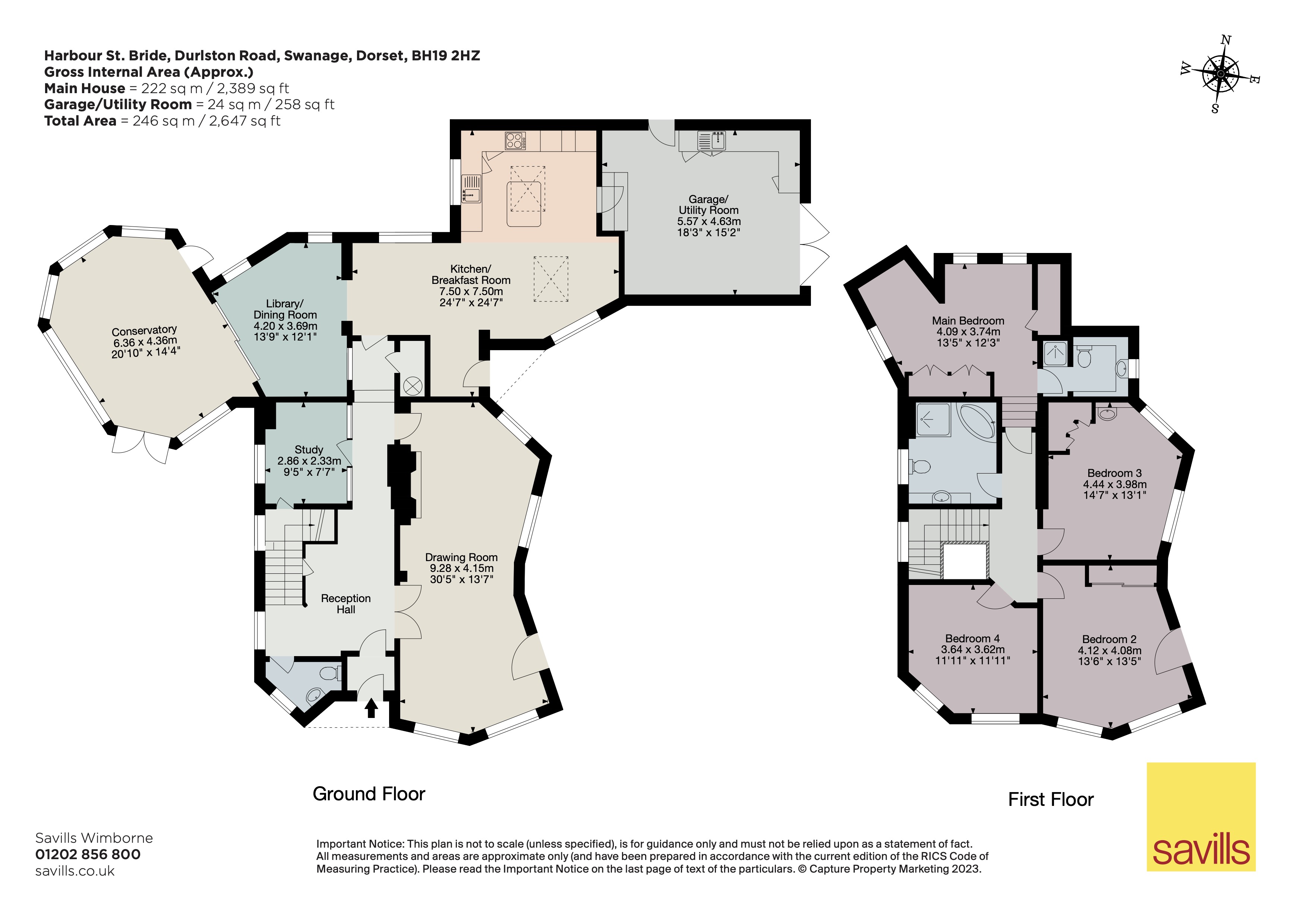 Durlston Road, Swanage, Dorset BH19, 4 bedroom detached house for sale