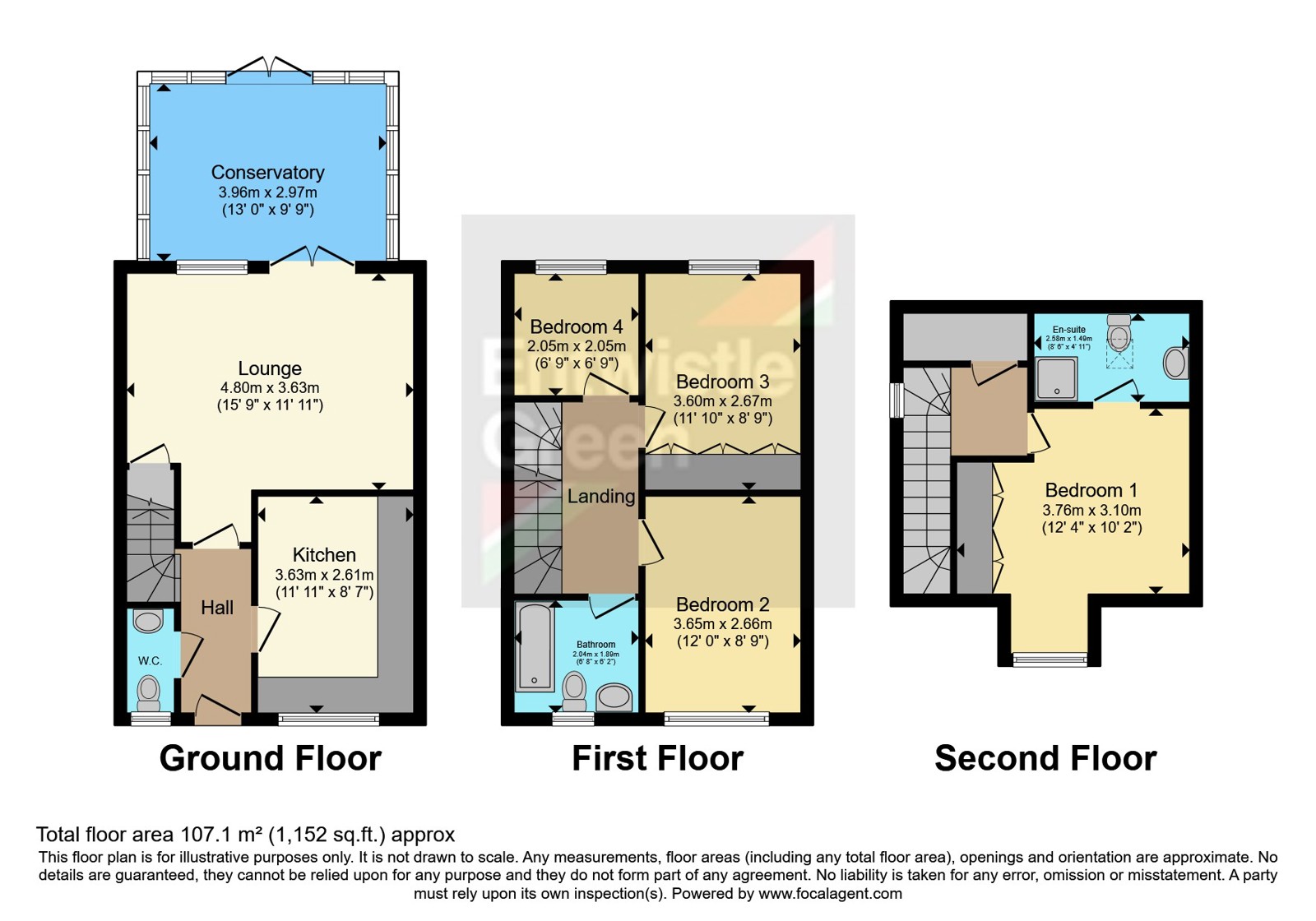 7, Appleton Lane, Lancashire floorplan