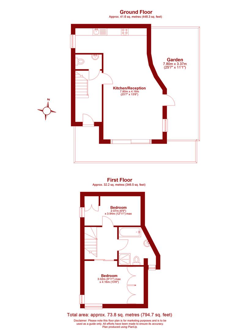 7A, Christchurch Close, London floorplan