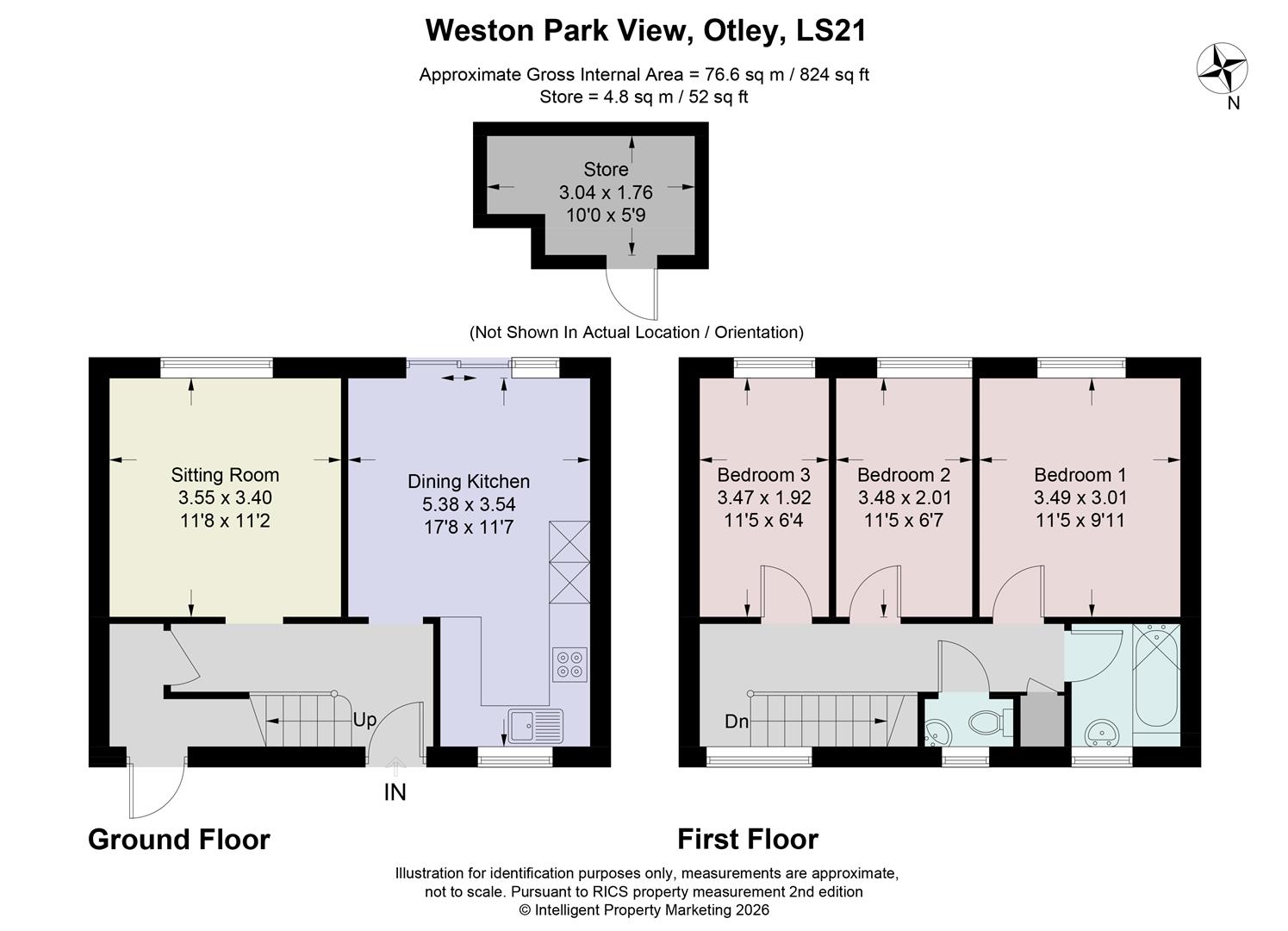 17, Weston Park View, Otley floorplan