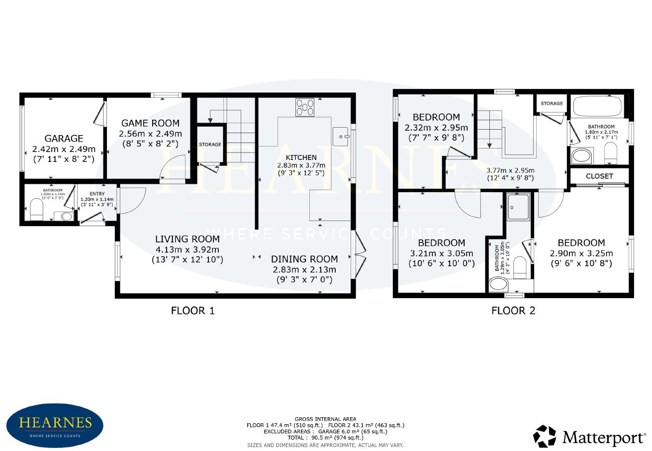 12 Hillmeadow, VERWOOD floorplan