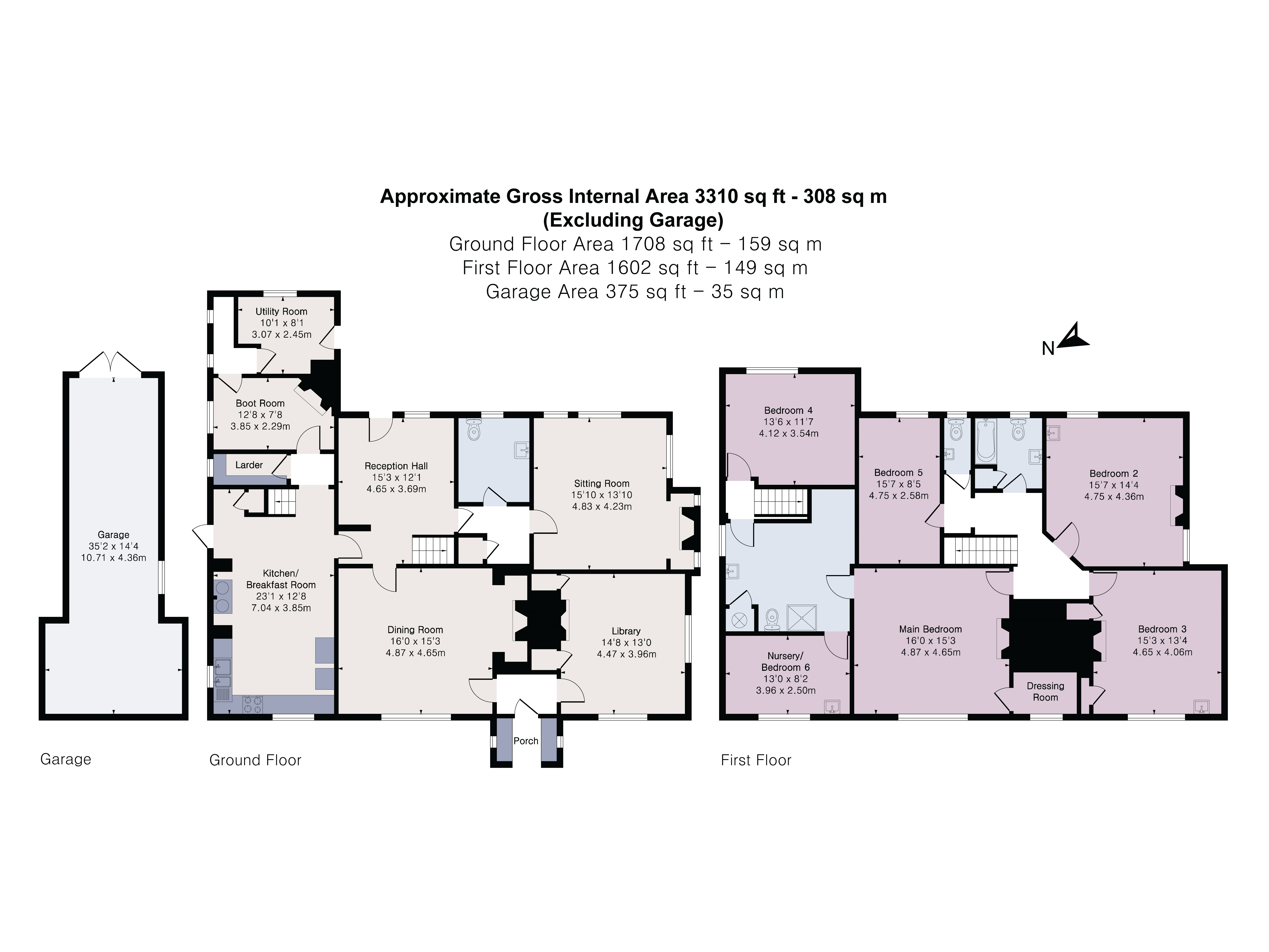 Charlwood Place Farm,, Horley Road, Horley floorplan
