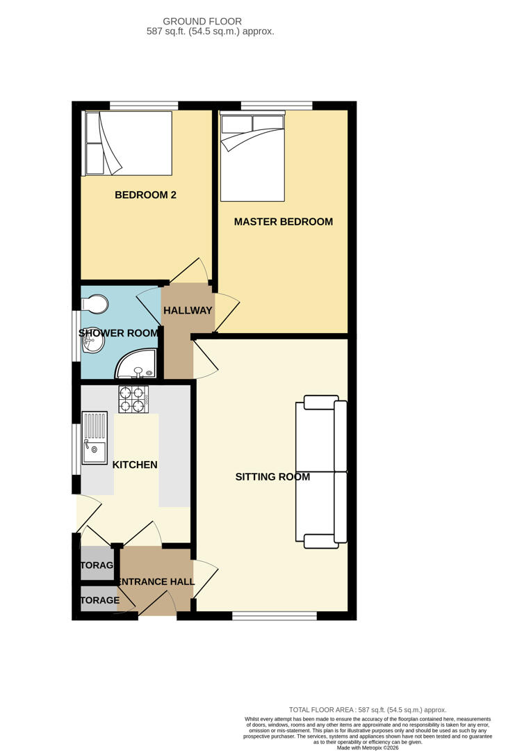 12, Cavendish Close, Kettering floorplan