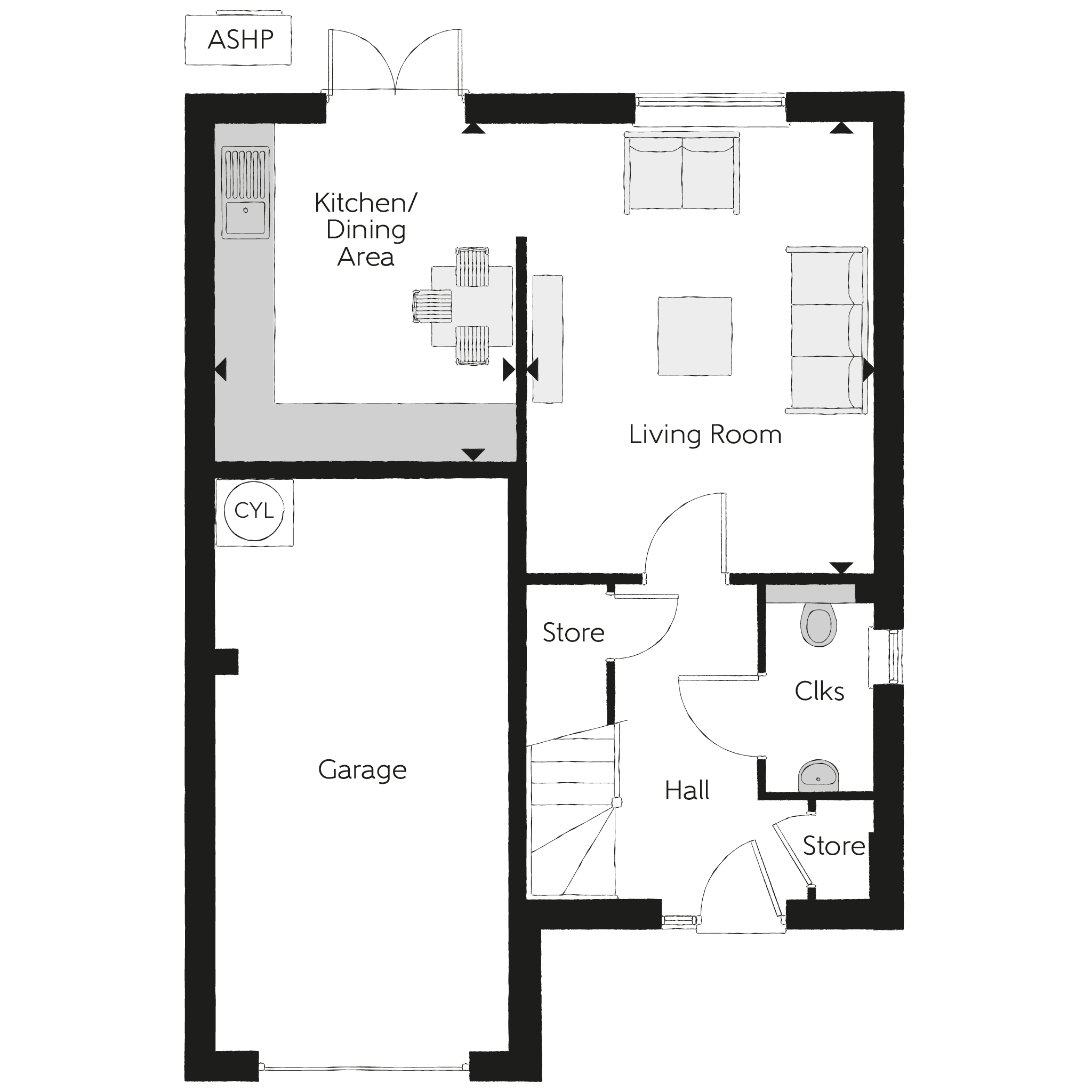 28, Cocklaw Street, Kelty floorplan