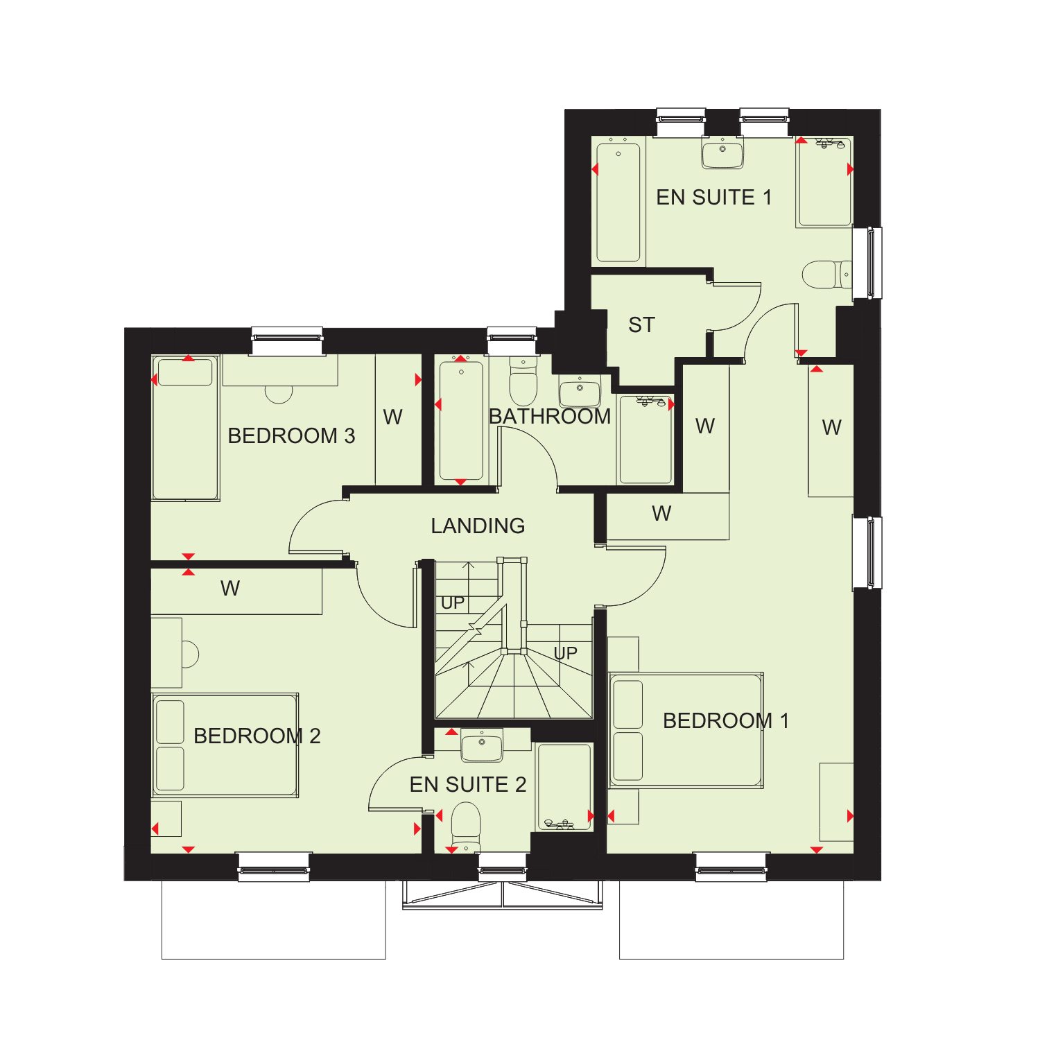 H7519210, Southern Cross, Wixams, Bedford floorplan