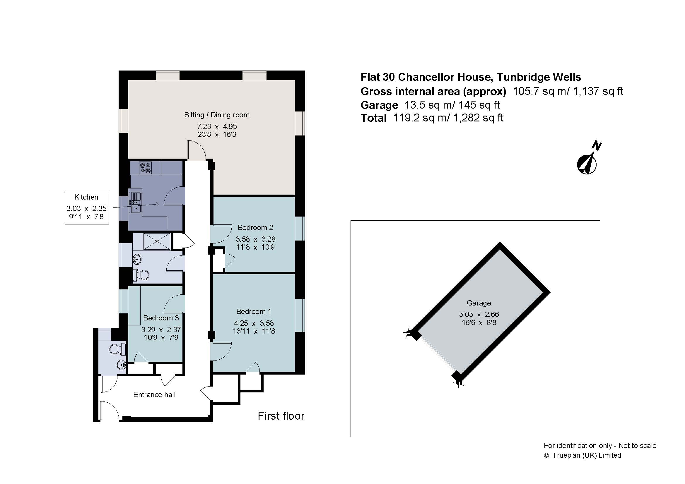 Flat 30,, Chancellor House, Tunbridge Wells floorplan
