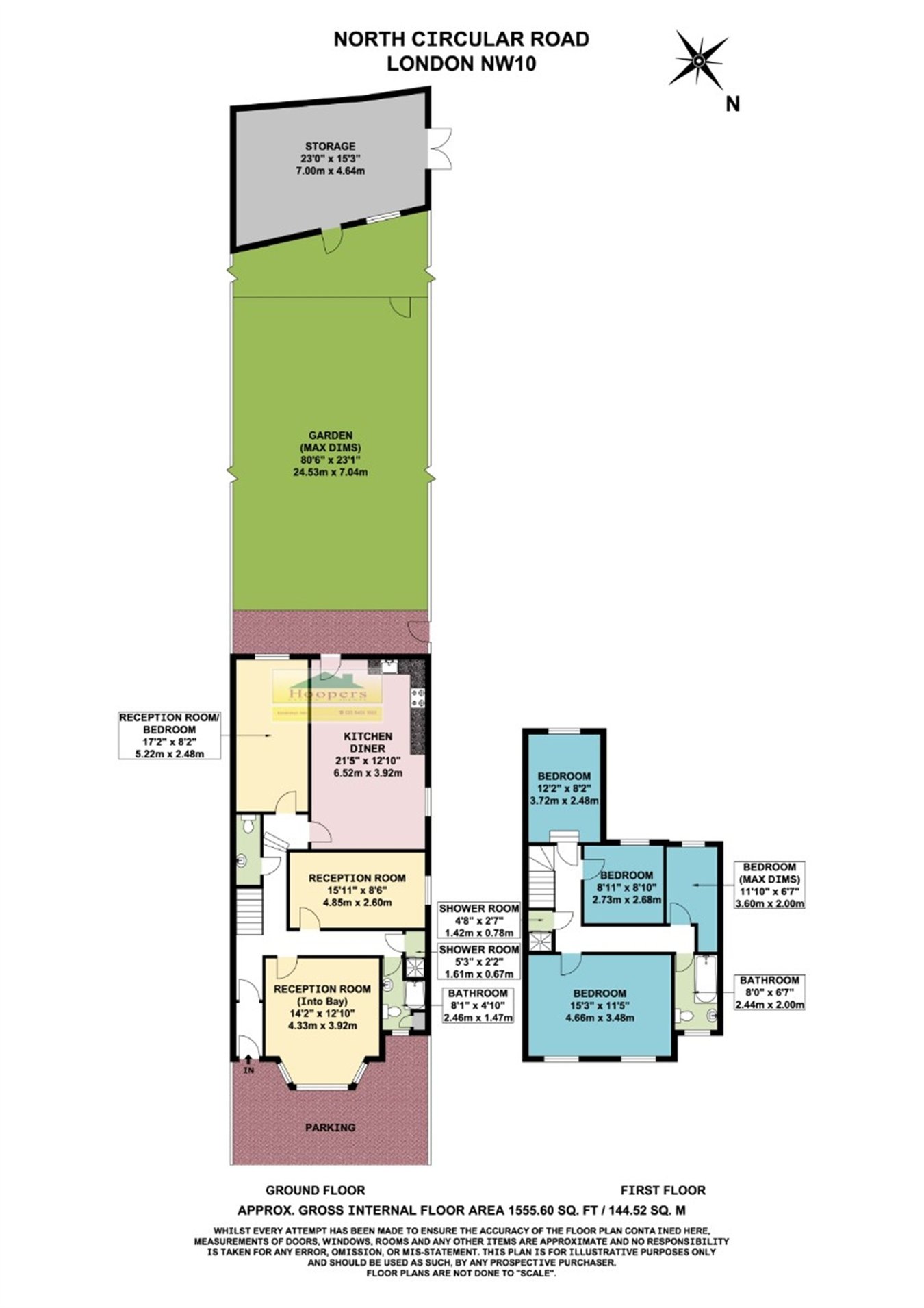 290, North Circular Road, London floorplan