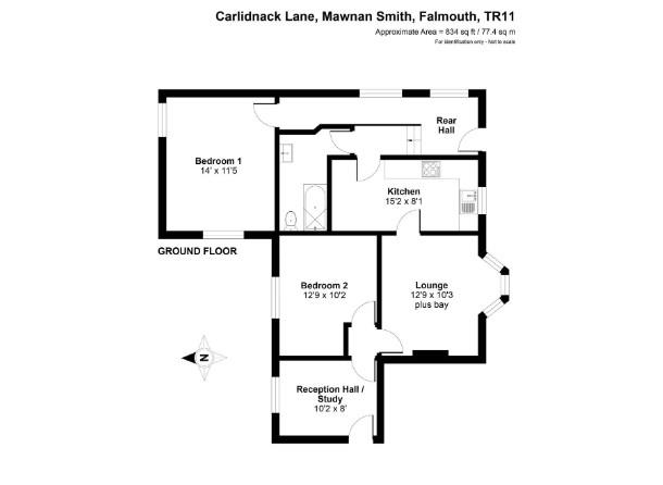 Stranraer, Carlidnack Lane, Falmouth floorplan