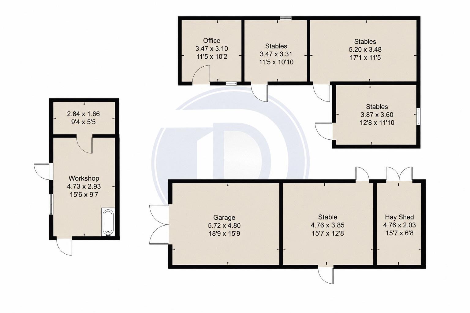 April Cottage, Green Lane, Aisby floorplan