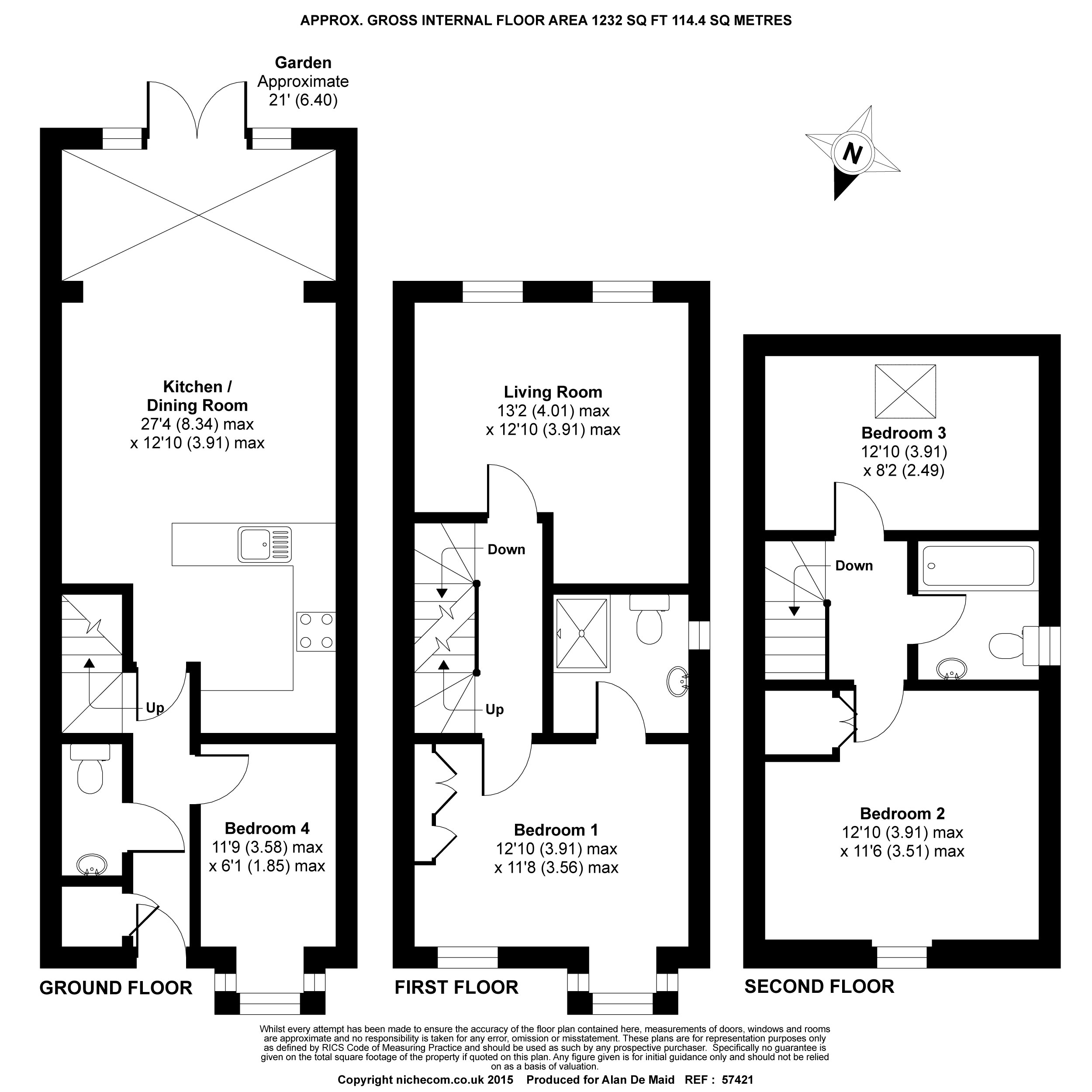 4 Bedrooms  to rent in Mackintosh Street, Bromley BR2