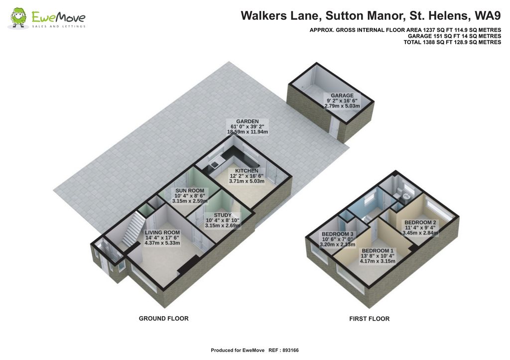 Walkers Lane, Sutton Manor, St. Helens WA9, 3 bedroom semidetached house for sale 62391484