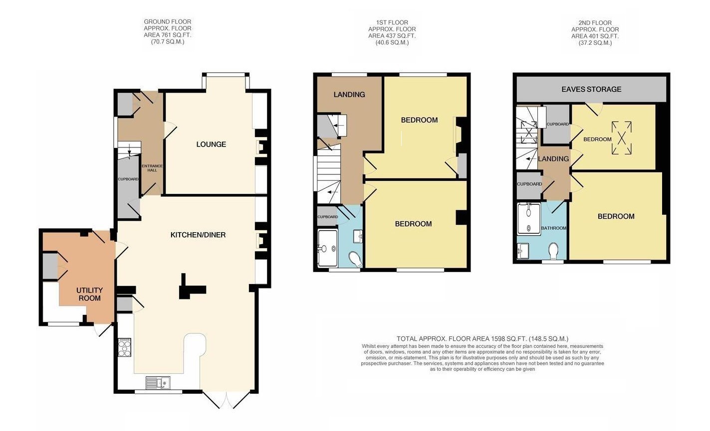 11, Peels Place, Sandy floorplan