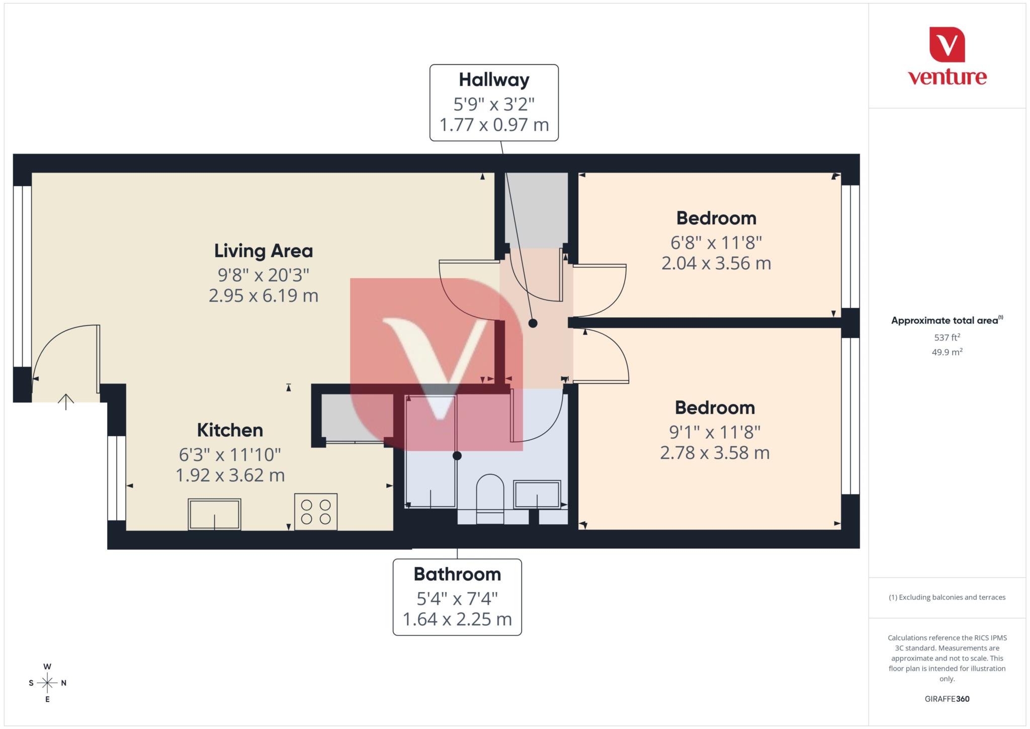 7, Malzeard Court, Luton floorplan