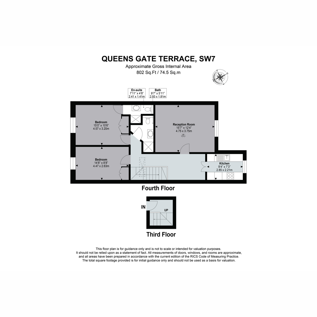 Queens Gate Terrace, London floorplan