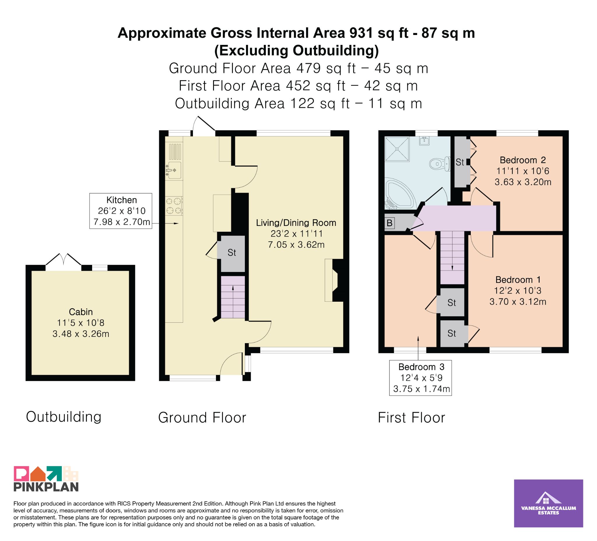 5 Stamford Close, Potters Bar floorplan