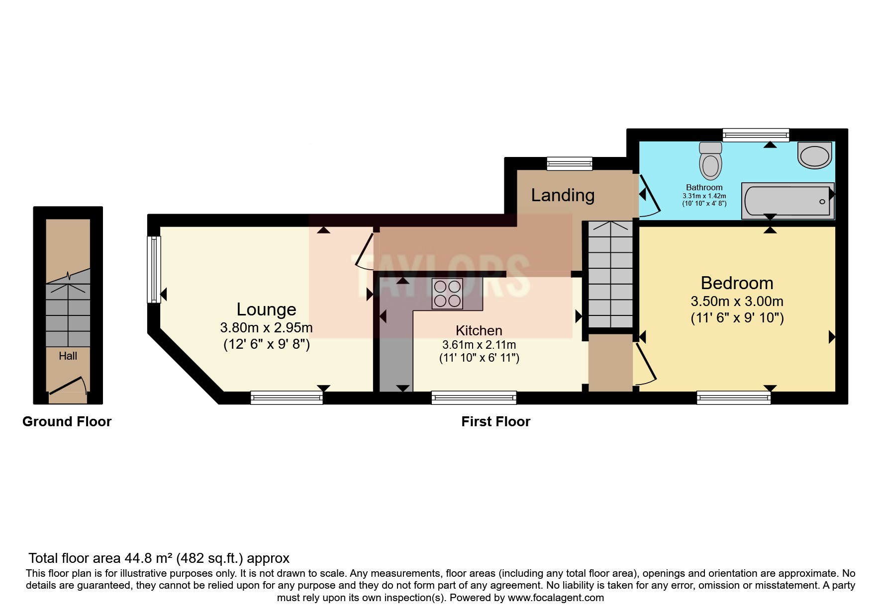 117B, Wellington Street, Bedfordshire floorplan