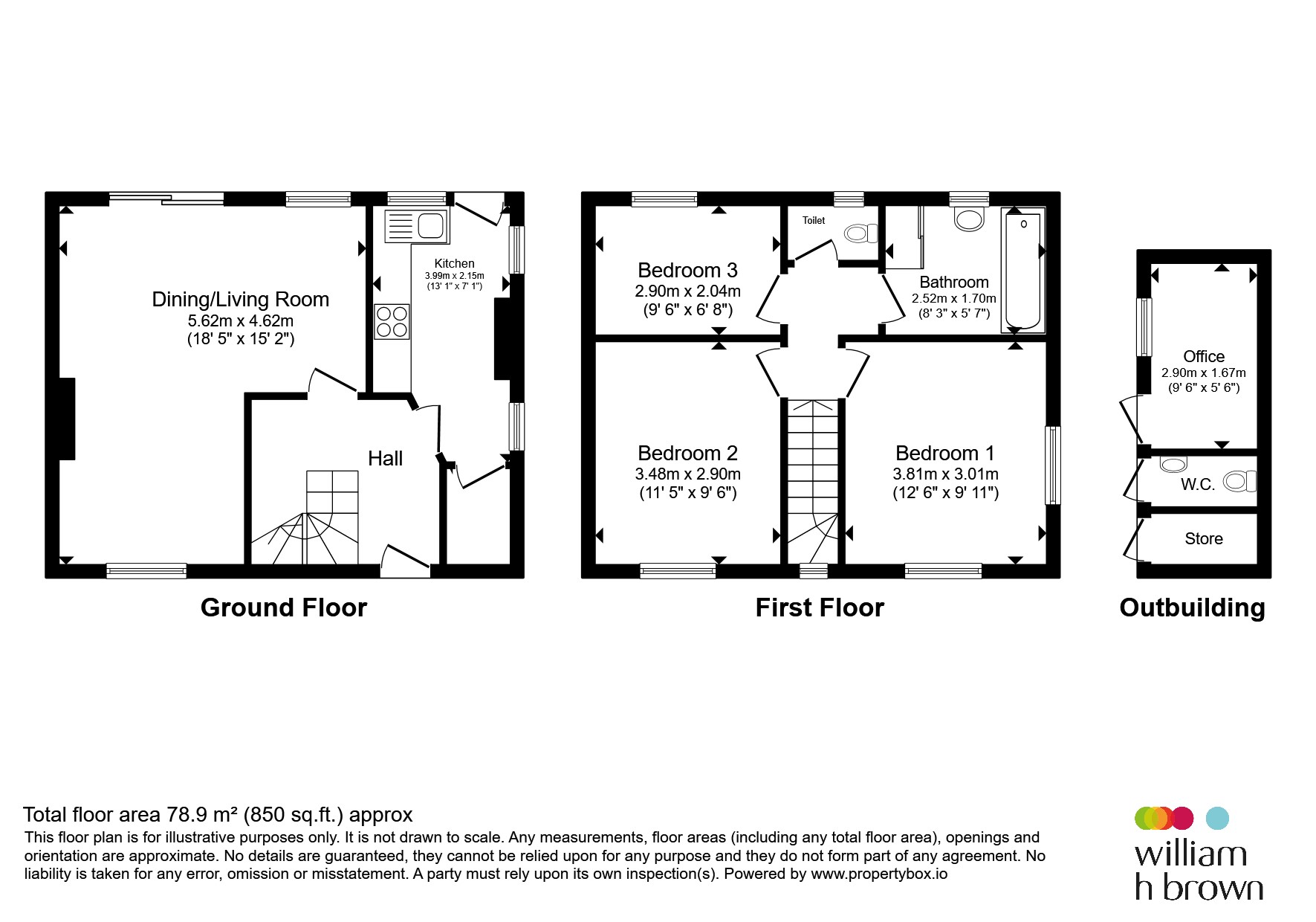 32, Spinney Close, Nottingham floorplan