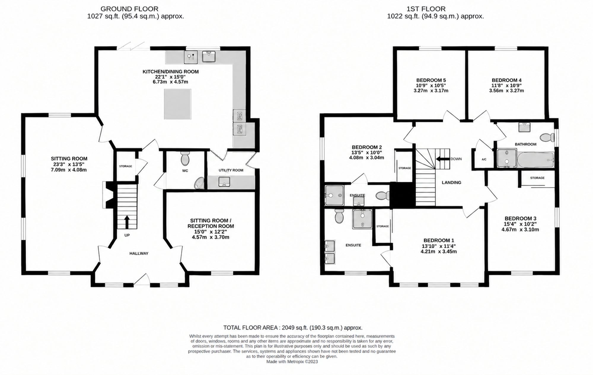 9 Chestnut Drive, Norwich floorplan