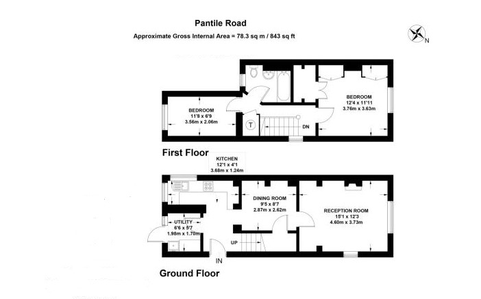 13, Pantile Road, WEYBRIDGE floorplan