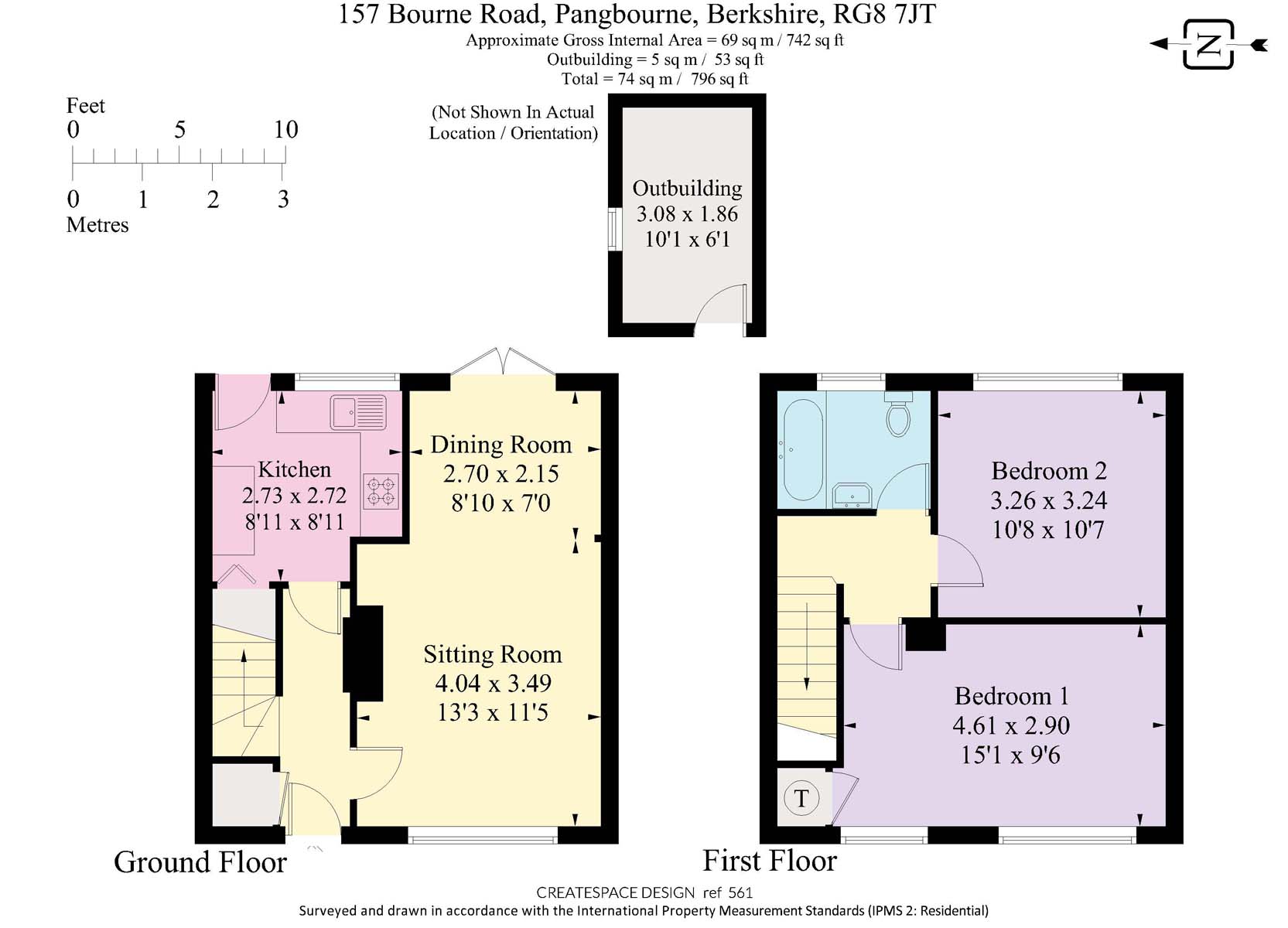 157 Bourne Road, Pangbourne on Thames floorplan