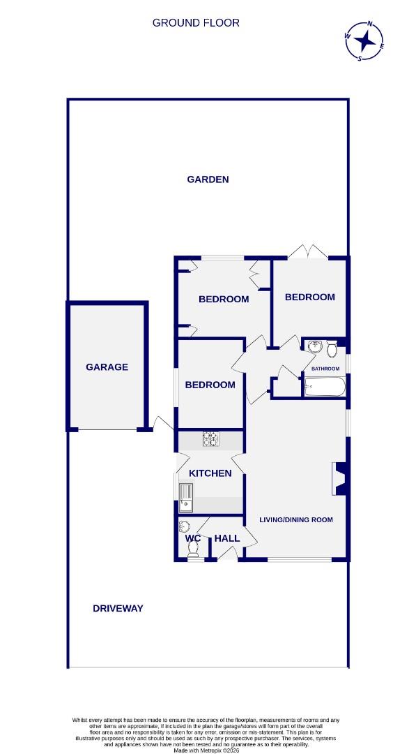 59, Moorfield Way, York floorplan