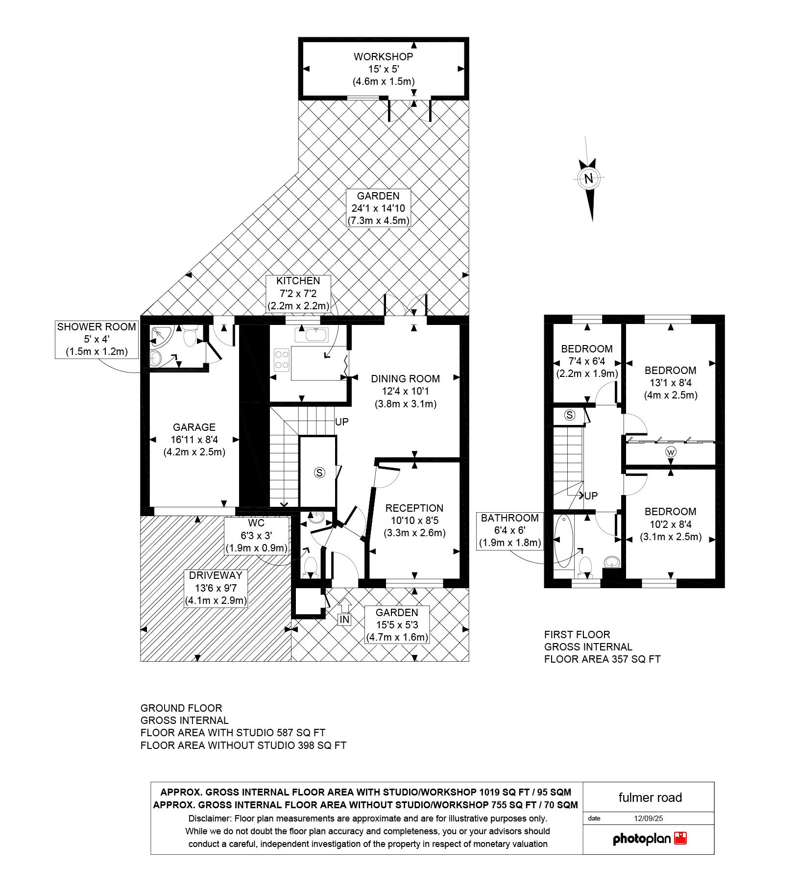 32, Fulmer Road, London floorplan