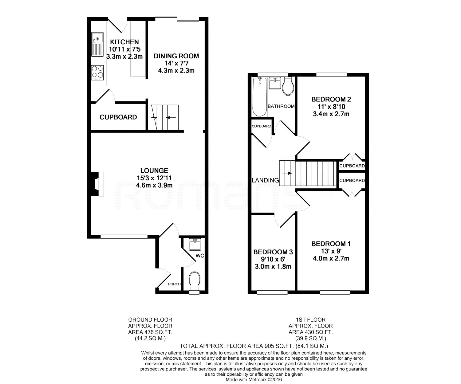 65, Pinewood Park, Hampshire floorplan