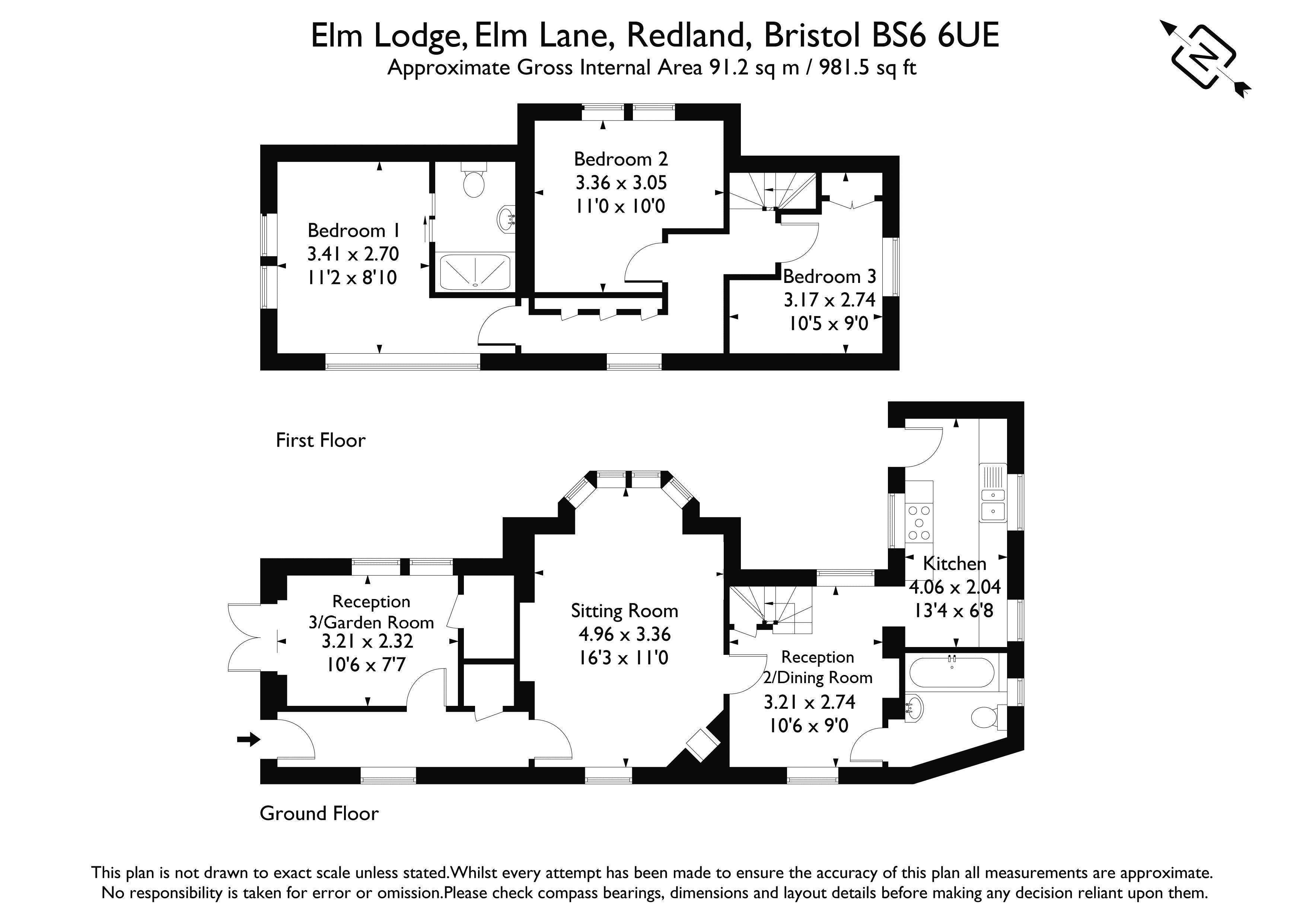 Elm Lodge, 2 Elm Lane, Bristol floorplan