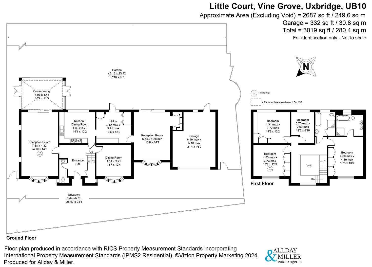 Little Court, Vine Grove, Uxbridge floorplan